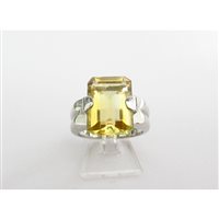 Anello Damiata Gioielli Donna in Oro bianco Zircone 2120/102/1-D199 - 2120/102/1-D199
